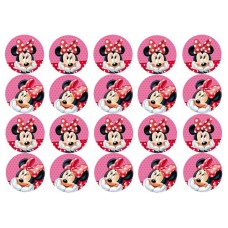 TMi2 Set 20 cake toppers Minnie Mouse